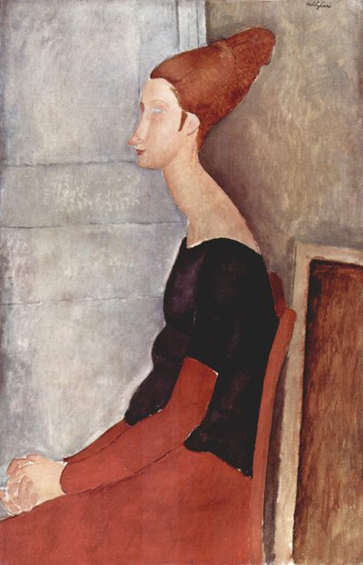 Ritratto di Jeanne Hébuterne in Abiti Scuri da Amedeo Modigliani